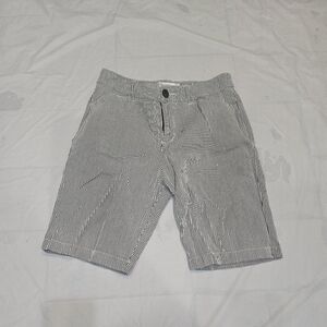 Croft & Barrow Women's Black and White Striped Stretch Shorts. Sz 6